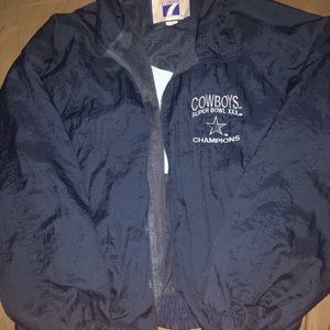 Dallas Cowboys Super Bowl 30 Windbreaker